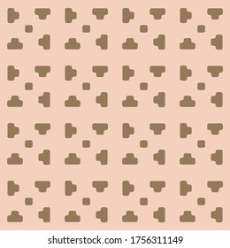 Japanese Funny Square Vector Seamless Pattern