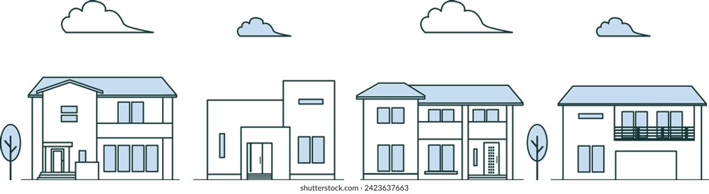 Japanese general residential building architecture
