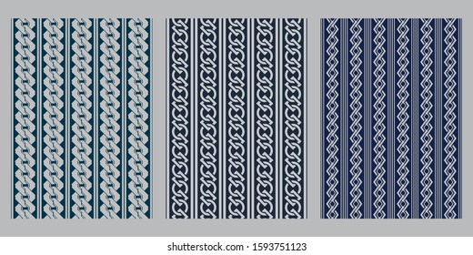 Japanese geometric chain abstract background