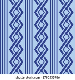Japanese Geometric Chain Vector 