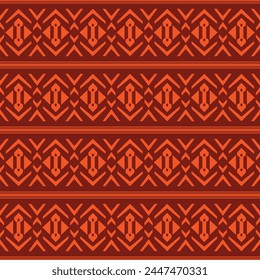 Japanese Geometric Diamond Stripe Vector Seamless Pattern