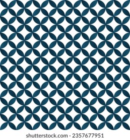 Japanische geometrische Muster, dies ist eine einfache Vektorgrafik mit einer harmonischen Mischung aus Retro- und modernen Stilen, die Farbe kann bei Bedarf geändert werden.Vektorgrafik