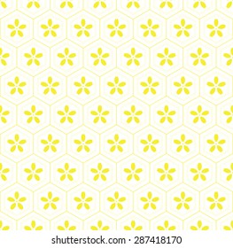 Japanese geometric seamless pattern design texture. Vector Background