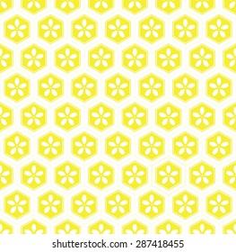 Japanese geometric seamless pattern design texture. Vector Background