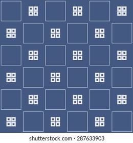 Japanese geometric seamless pattern design texture. Vector Background