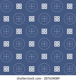 Japanese geometric seamless pattern design texture. Vector Background