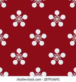 Japanese geometric seamless pattern design texture. Vector Background