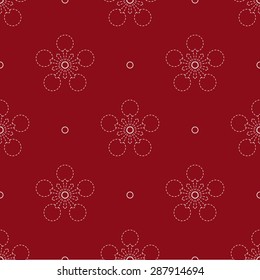 Japanese geometric seamless pattern design texture. Vector Background