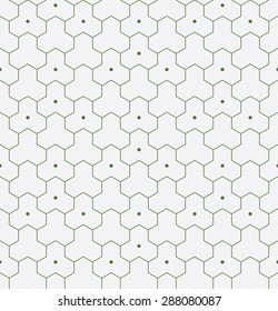 Japanese geometric seamless pattern design texture. Vector Background
