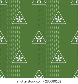 Japanese geometric seamless pattern design texture. Vector Background