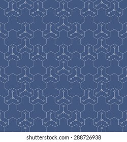 Japanese geometric seamless pattern design texture. Vector Background