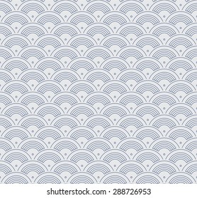 Japanese geometric seamless pattern design texture. Vector Background