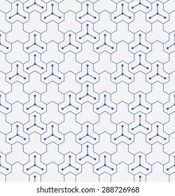 Japanese geometric seamless pattern design texture. Vector Background