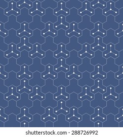 Japanese geometric seamless pattern design texture. Vector Background