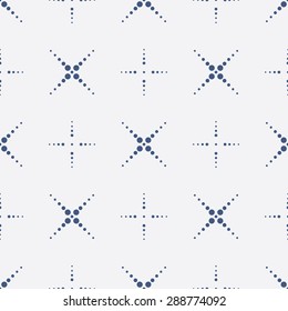 Japanese geometric seamless pattern design texture. Vector Background