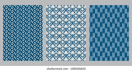 Japanese geometric vintage, white leaf, arrow abstract background