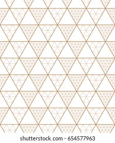 Japanese Gold background and pattern. The exquisitely delicate side of traditional woodwork style-rooms to create a stunning atmosphere. Geometric pattern vector.