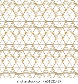 Japanese Gold background and pattern. Geometric pattern.The exquisitely delicate side of traditional woodwork style-rooms to create a stunning atmosphere.