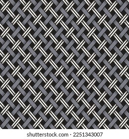 Japanese Gradient Diamond Weave Vector Seamless Pattern