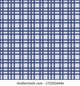 Japanese Grid Line Vector Seamless Pattern