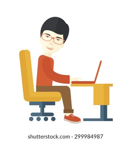 10,283 Asian guy sitting laptop Images, Stock Photos & Vectors ...