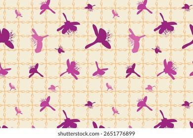 Japonês Hanami Cherry Blossom Watercolor Blossom Com Textura Shoji , Fãs Dobráveis , Kimonos