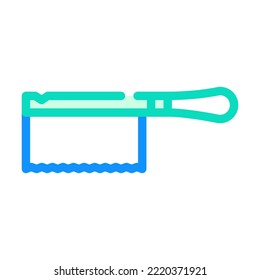 japanese hand saw color icon vector. japanese hand saw sign. isolated symbol illustration