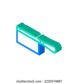 japanese hand saw isometric icon vector. japanese hand saw sign. isolated symbol illustration