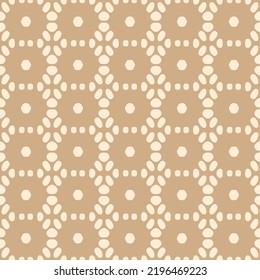 Japanese Hexagon Mesh Vector Seamless Pattern