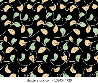 Japanese Hippie Floral Pattern
