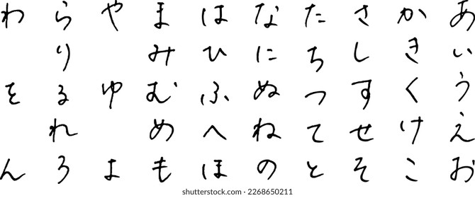 Japanese, hiragana, script, font, text