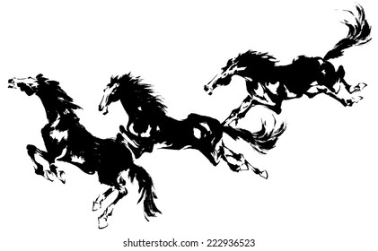 Japanese horse