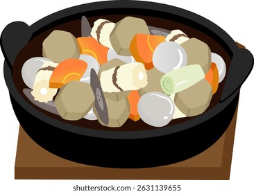 It is Japanese hot pot.