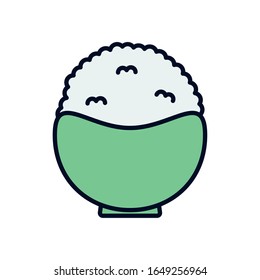 Japanese house line fill icon design, Japan culture asia travel landmark famous asian and oriental theme Vector illustration