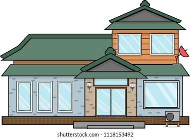 
Japanese House vector