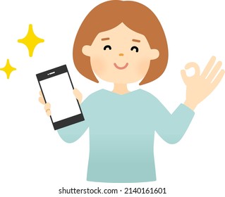 Japanese House Wife Smartphone Stock Vector (Royalty Free) 2140161601 ... hq nude photo