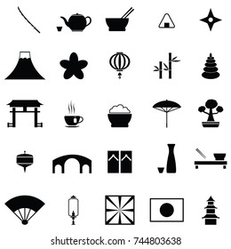 japanese icon set