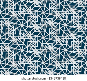 Japanese Islamic pattern Seamless arabic geometric pattern east ornament indian ornament  persian motif 3D Endless texture can be used for wallpaper pattern fills web page background vector