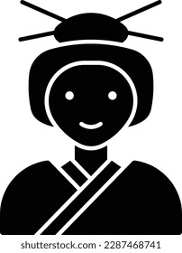 Japanese Japan people Kimono user Glyph