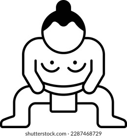 Japanese Japan sumo people person Glyph