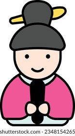 Japanese Japan user avatar people Outline