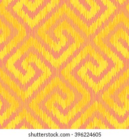 Japanese key faux fabric pattern seamless vector background tile