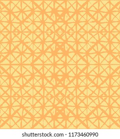 Japanese Kimono Vector Seamless Pattern, Funky Tie Dye Geisha Ornament. Wabi Sabi Ikat Geo Pattern, Asian Kimono Fashion Watercolor Batik Design. Textured Shibori Cool Boho Seamless Summer Pattern