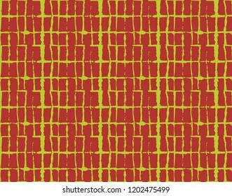 Japanese Kimono Vector Seamless Pattern, Artistic Tie Dye Geisha Ornament. Wabi Sabi Ikat Geo Texture, Asian Kimono Fashion Watercolour Batik Prints. Hand Painted Shibori Geometric Seamless Background