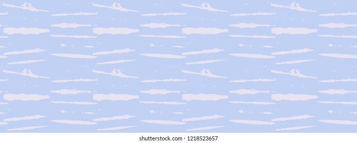 Japanese Kimono Vector Seamless Pattern, Artistic Tie Dye Geisha Ornament. Asian Fashion Textile Watercolour Batik Print, Wabi Sabi Ikat Geo Texture. Textured Shibori Cool Boho Seamless Summer Pattern