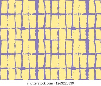 Japanese Kimono Vector Seamless Pattern, Funky Tie Dye Geisha Ornament. Wabi Sabi Ikat Geo Texture, Asian Kimono Textile Watercolour Batik Design. Trendy Shibori Geometric Seamless Summer Pattern