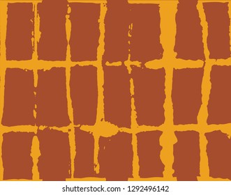 Japanese Kimono Vector Seamless Pattern, Funky Tie Dye Geisha Ornament. Wabi Sabi Ikat Geo Texture, Asian Kimono Fashion Watercolour Batik Prints. Trendy Shibori Geometric Seamless Summer Pattern