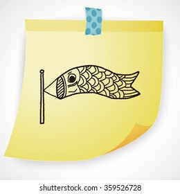 Japanese  kite doodle