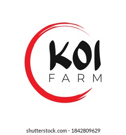 Japanese Koi Logo Template. Koi Fishes Logo. Luck, prosperity and good fortune. Animal, asian. This logo perfectly used for any fishing or aquarium related businesses.