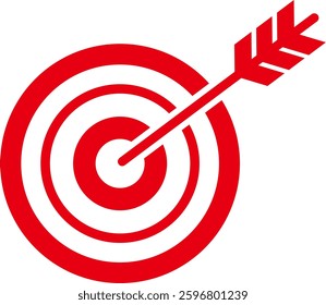 Japanese kyudo target icon isolated on white background